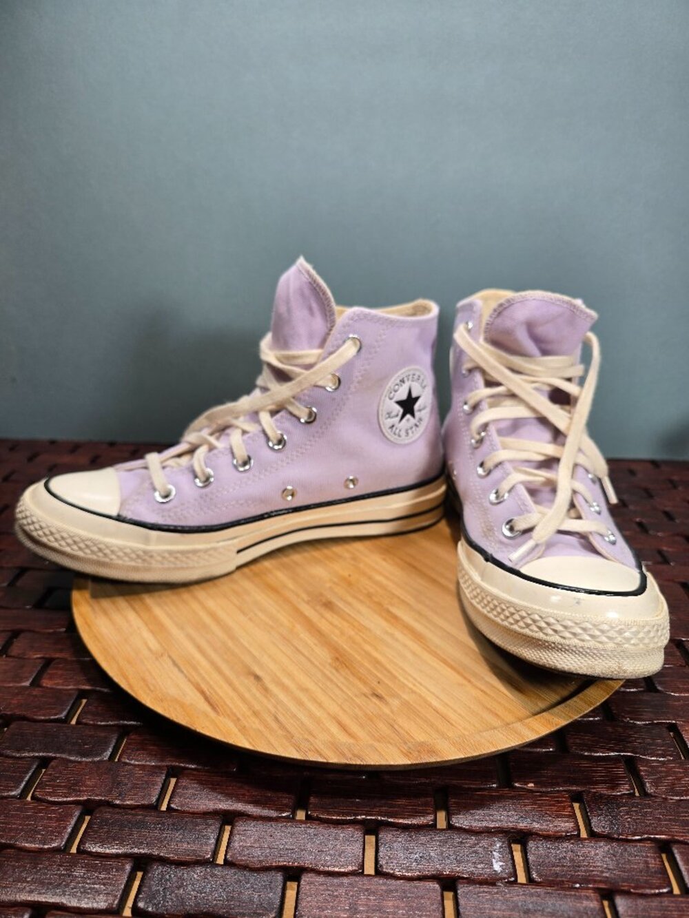 Converse Chuck Taylor All Star Canvas High Top Lavender Size Women's 7.5 Men 5.5